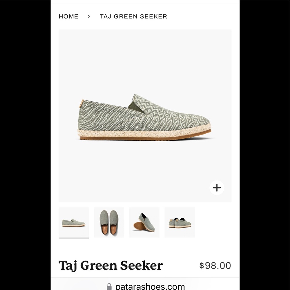 Mens Patara slip on shoes